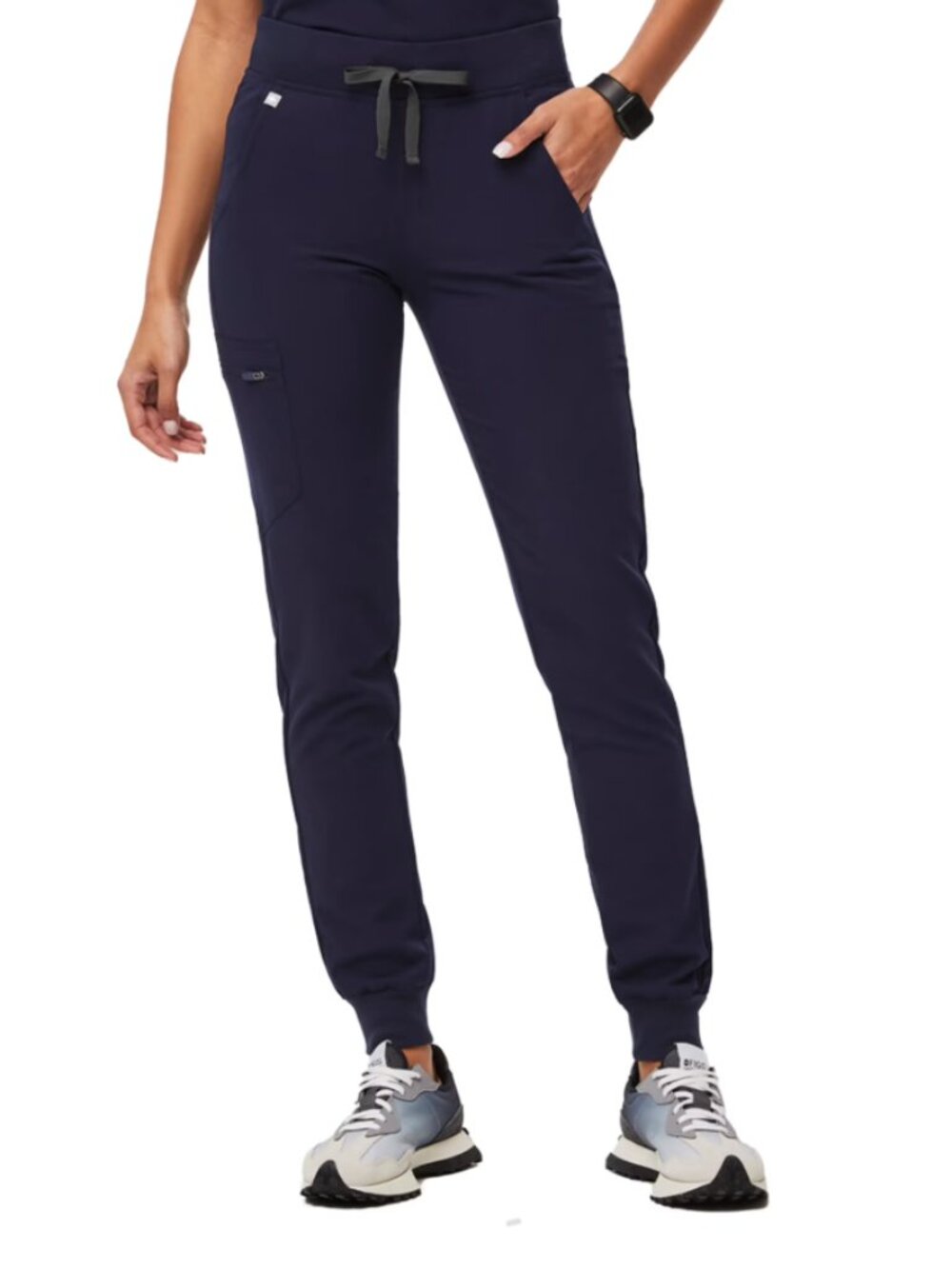 FIGS Zamora Jogger Scrub Navy Blue Pants Size XXS Tall